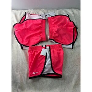 NWT three pairs of Nike dry fit shorts size 6